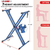 Keyboard Stand Double X Style Adjustable Lift Piano Riser For 49 To 88 Keys  - 810144132044