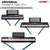 Keyboard Stand Double X Style Adjustable Lift Piano Riser For 49 To 88 Keys  - 810144132044
