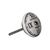 Set of Eight Black And White Ceramic And Metal Drawer Pull Knobs - 608219166199