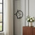 6" Black Quatrefoil Metal Wall Sconce Candle Holder - 880024567402