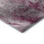 8' Pink And Ivory Abstract Washable Round Rug With UV Protection - 880016709858