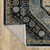 Homeroots Home Decor Red Ivory Blue Navy Gold Grey Oriental Area Rug Power Loom Stain Resistant With Fringe 8' x 11'