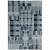 Homeroots Home Decor 6' X 9' Blue Geometric Power Loom Stain Resistant Area Rug