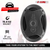 6x9 Car Speaker Pair 800W 4Ohm 2 Way Coaxial Speaker w Super Tweeter Universal Fit for Vehicle - 810144135083
