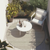 8' X 8' Ivory Round Striped Washable Indoor Outdoor Area Rug - 608219129576