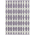 10' X 14' Purple And Lilac Geometric Washable Indoor Outdoor Area Rug