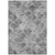 8' X 10' Gray Charcoal And Ivory Abstract Washable Indoor Outdoor Area Rug