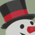 Metal Christmas Snowman Hanging Wall Decor - 880016762013