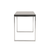 47" Gray and Silver Wood and Stainless Steel Sled Writing Desk - 608219064921