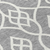 8' Gray And Ivory Round Trellis Washable Indoor Outdoor Area Rug - 608219246792