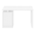 47" White Computer Desk With Three Drawers - 606114856320