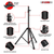 Speaker Stand Tripod Heavy Duty Adjustable Up to 72 Inch DJ Studio Monitor Stands Pole Mount Black - 810047163268