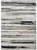 Homeroots Home Decor 8' x 10' Silver Gray and Black Abstract Area Rug, Rectangle Shape, Turkish Design