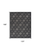 10' X 14' Charcoal And Black Trellis Indoor Outdoor Area Rug - 880016624670