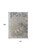 12' x 15' Gray and Ivory Abstract Power Loom Area Rug - 606114914358