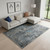 7' X 10' Blue And Gray Abstract Distressed Area Rug With Fringe - 880024522418