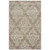 Homeroots Home Decor 9' x 12' Khaki and White Damask Area Rug