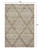 Homeroots Home Decor 9' x 12' Khaki and White Damask Area Rug