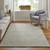 10' X 14' Ivory and Gray Wool Hand Tufted Distressed Area Rug - 608219086350