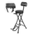 Guitar Stool Adjustable Backrest Piano Chair 3.15" Padded Seat Music Stand - 810144132747