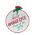 Metal Christmas Ball Hanging Wall Decor - 880016638264