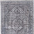 9' X 13' Gray and Silver Oriental Power Loom Worn Faded Area Rug - 608219106355