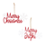 Metal Holiday Sentiment Ornament  - 746427867160