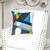 Parkland Collection Zenza Contemporary Multicolor Pillow Cover With Poly Insert