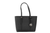 Michael Kors Jet Set Travel Small Black PVC Tote - 193599450926