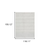 10' X 13' White And Gray Geometric Distressed Area Rug