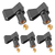 Microphone Clip Holder 5 Pieces with Screw Adapters 5/8 to 3/8 Inch - 810099496062