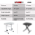 Keyboard Bench Piano Stool Thick Padded Seat Height Adjustable Keyboard Chair - 810144133157