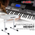 Keyboard Bench Piano Stool Thick Padded Seat Height Adjustable Keyboard Chair - 810144133157