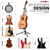 Guitar Stand Floor Adjustable Heavy Duty w Neck Holder for Acoustic Electric Classic Bass - 810047163138