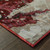 Homeroots Home Decor 9' x 12' Abstract Area Rug, Red and Beige, Power Loom Stain Resistant