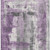 9' X 12' Purple Charcoal And Ivory Abstract Washable Area Rug With UV Protection - 880024818351