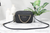 Michael Kors Jet Set East West Black Gold Saffiano Zip Chain Crossbody Handbag - 194900274316