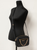 Michael Kors Jet Set East West Black Gold Saffiano Zip Chain Crossbody Handbag - 194900274316
