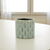 Ceramic 16 Ounce Geometric Round Distressed Pot Planter - 880024650692