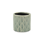 Ceramic 16 Ounce Geometric Round Distressed Pot Planter - 880024650692