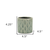 Ceramic 16 Ounce Geometric Round Distressed Pot Planter - 880024650692