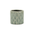 Ceramic 16 Ounce Geometric Round Distressed Pot Planter - 880024650692