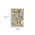 7' X 10' Blue and Beige Abstract Power Loom Area Rug
