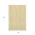 10' X 14' Yellow And Ivory Geometric Washable Area Rug With UV Protection - 880024863856