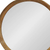 20" Natural Round Wood Framed Accent Mirror - 606114922735