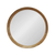 20" Natural Round Wood Framed Accent Mirror - 606114922735