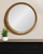 20" Natural Round Wood Framed Accent Mirror - 606114922735