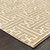 Homeroots Home Decor 8' x 10' Oriental Tufted Handmade Stain Resistant Area Rug, Ivory Beige Gold and Muted Grey