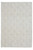 Homeroots Home Decor 8' x 11' Ivory Diamond Lattice Modern Area Rug, Ivory, 132 x 96 Inches