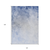 10' X 14' Navy Blue And Denim Blue Ombre Washable Indoor Outdoor Area Rug